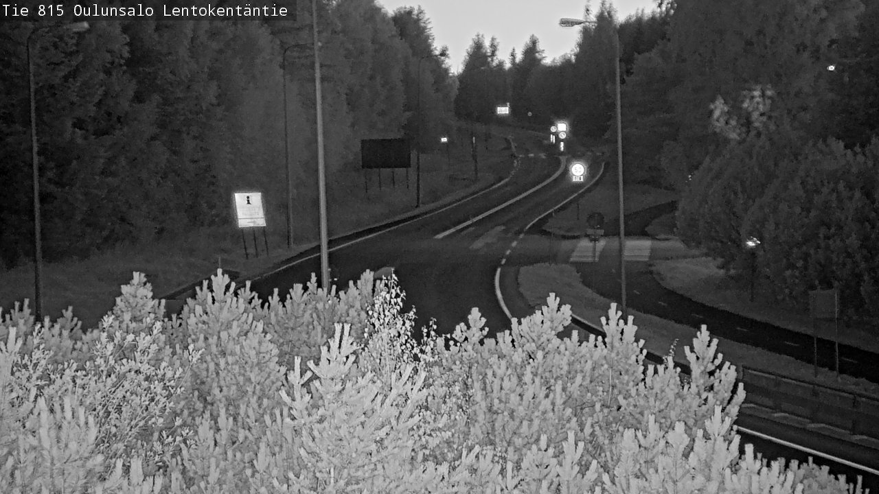 Kelikamerat Kuva Tie 816 Oulunsalo, Lentokentäntie, Oulu, Pohjois-Pohjanmaa