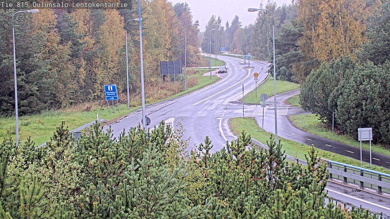 Kelikamerat Kuva Tie 816 Oulunsalo, Lentokentäntie, Oulu, Pohjois-Pohjanmaa