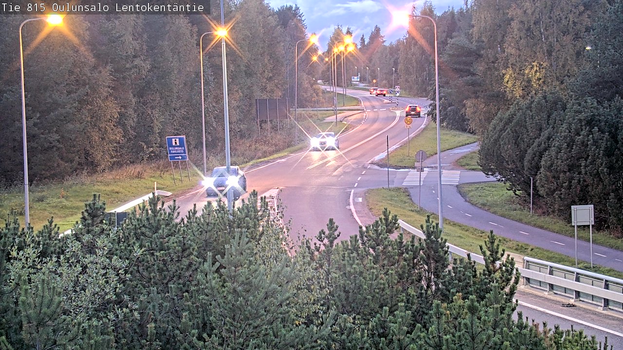 Kelikamerat Kuva Tie 816 Oulunsalo, Lentokentäntie, Oulu, Pohjois-Pohjanmaa