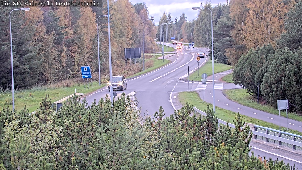 Kelikamerat Kuva Tie 816 Oulunsalo, Lentokentäntie, Oulu, Pohjois-Pohjanmaa