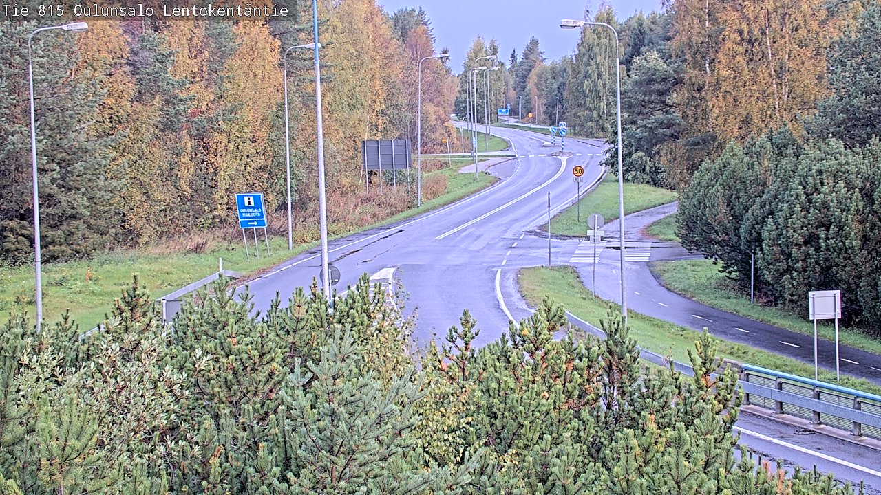 Kelikamerat Kuva Tie 816 Oulunsalo, Lentokentäntie, Oulu, Pohjois-Pohjanmaa