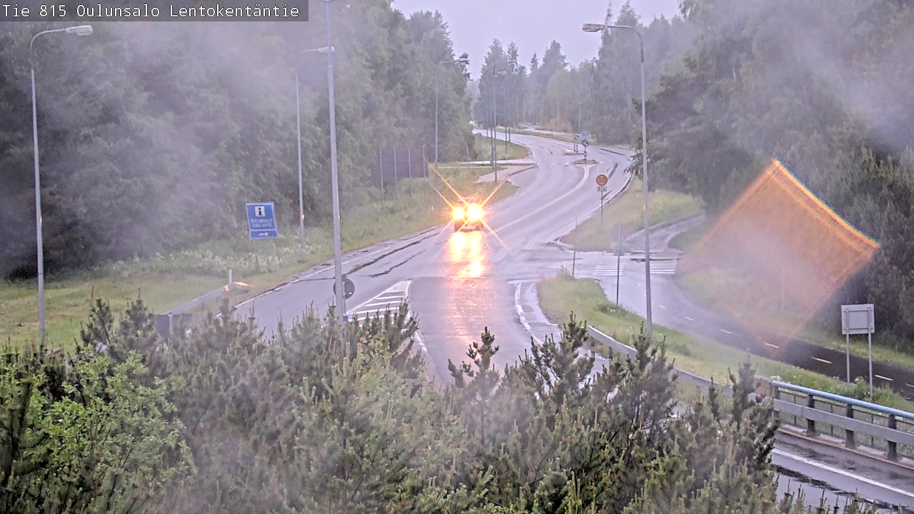 Kelikamerat Kuva Tie 816 Oulunsalo, Lentokentäntie, Oulu, Pohjois-Pohjanmaa