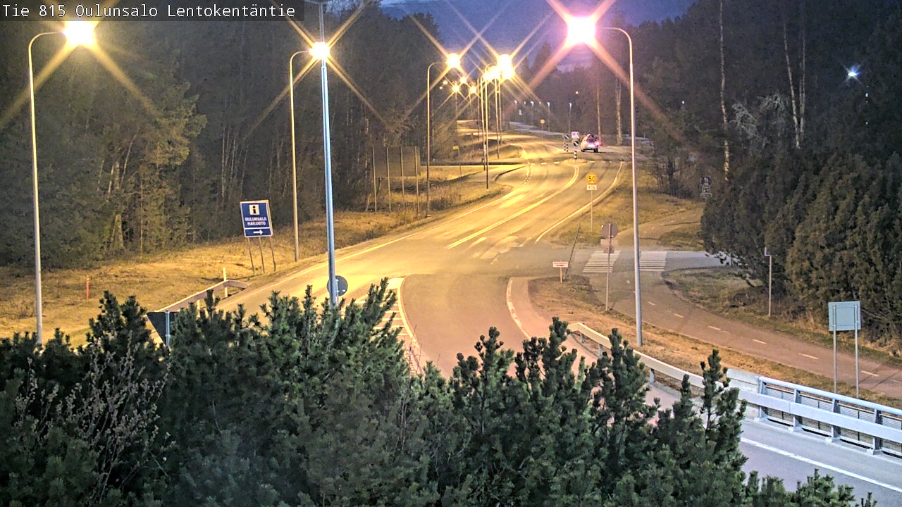Kelikamerat Kuva Tie 816 Oulunsalo, Lentokentäntie, Oulu, Pohjois-Pohjanmaa