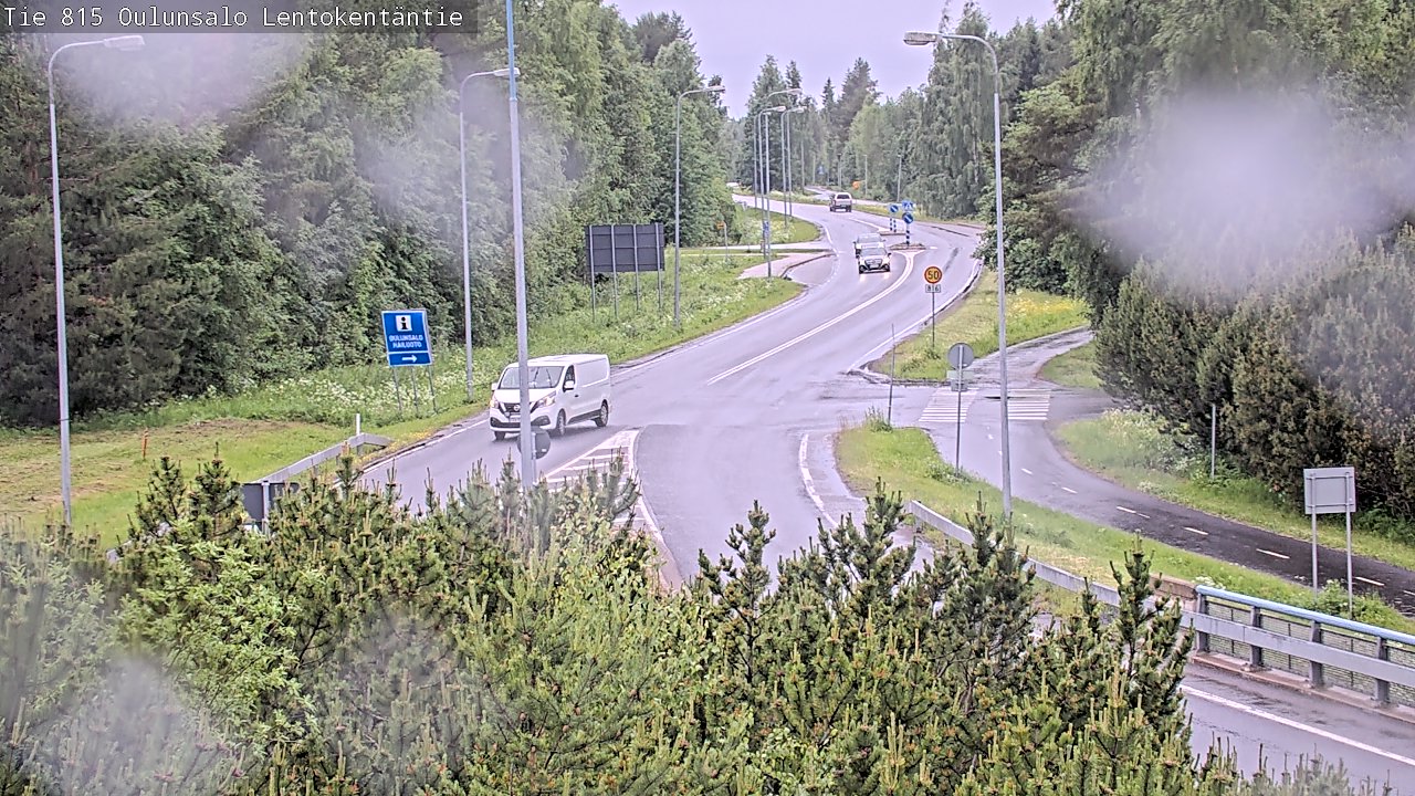 Weather Camera Image Road 816 Oulunsalo, Lentokentäntie, Oulu, Pohjois-Pohjanmaa