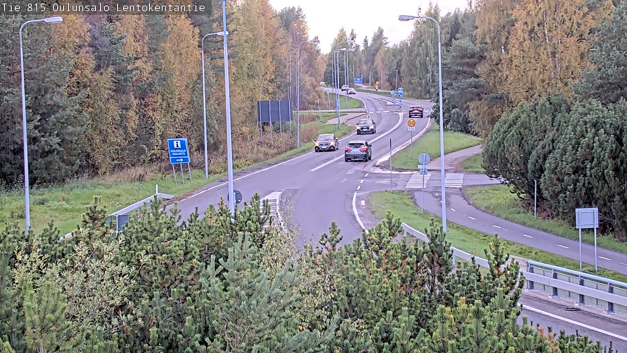 Kelikamerat Kuva Tie 816 Oulunsalo, Lentokentäntie, Oulu, Pohjois-Pohjanmaa