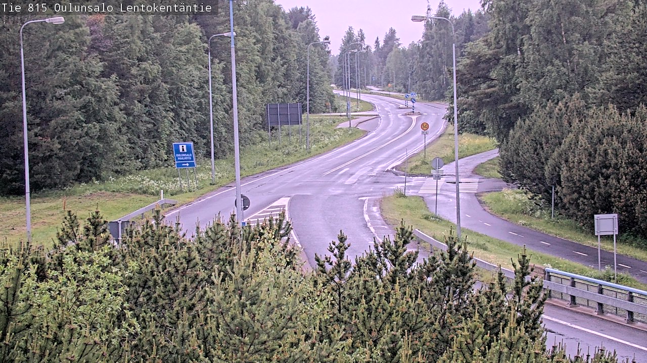Kelikamerat Kuva Tie 816 Oulunsalo, Lentokentäntie, Oulu, Pohjois-Pohjanmaa