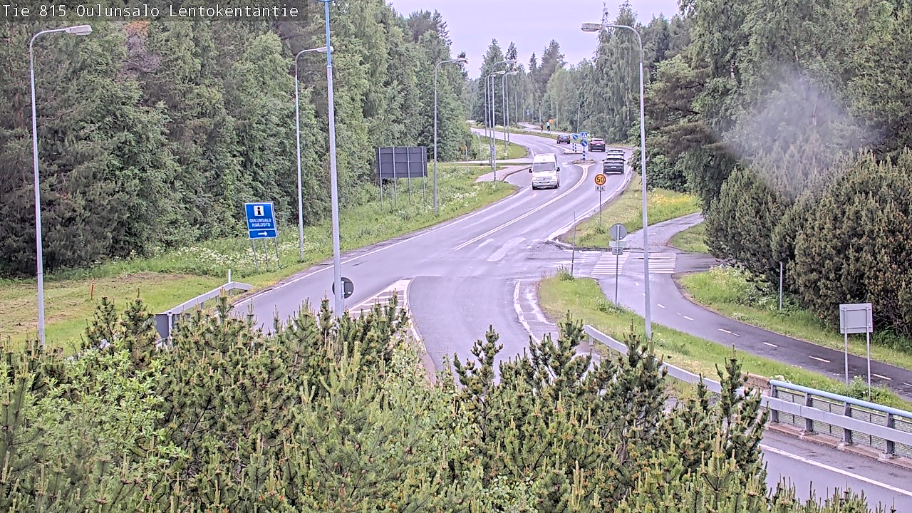Kelikamerat Kuva Tie 816 Oulunsalo, Lentokentäntie, Oulu, Pohjois-Pohjanmaa