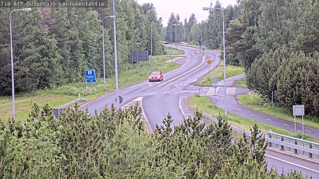 Kelikamerat Kuva Tie 816 Oulunsalo, Lentokentäntie, Oulu, Pohjois-Pohjanmaa