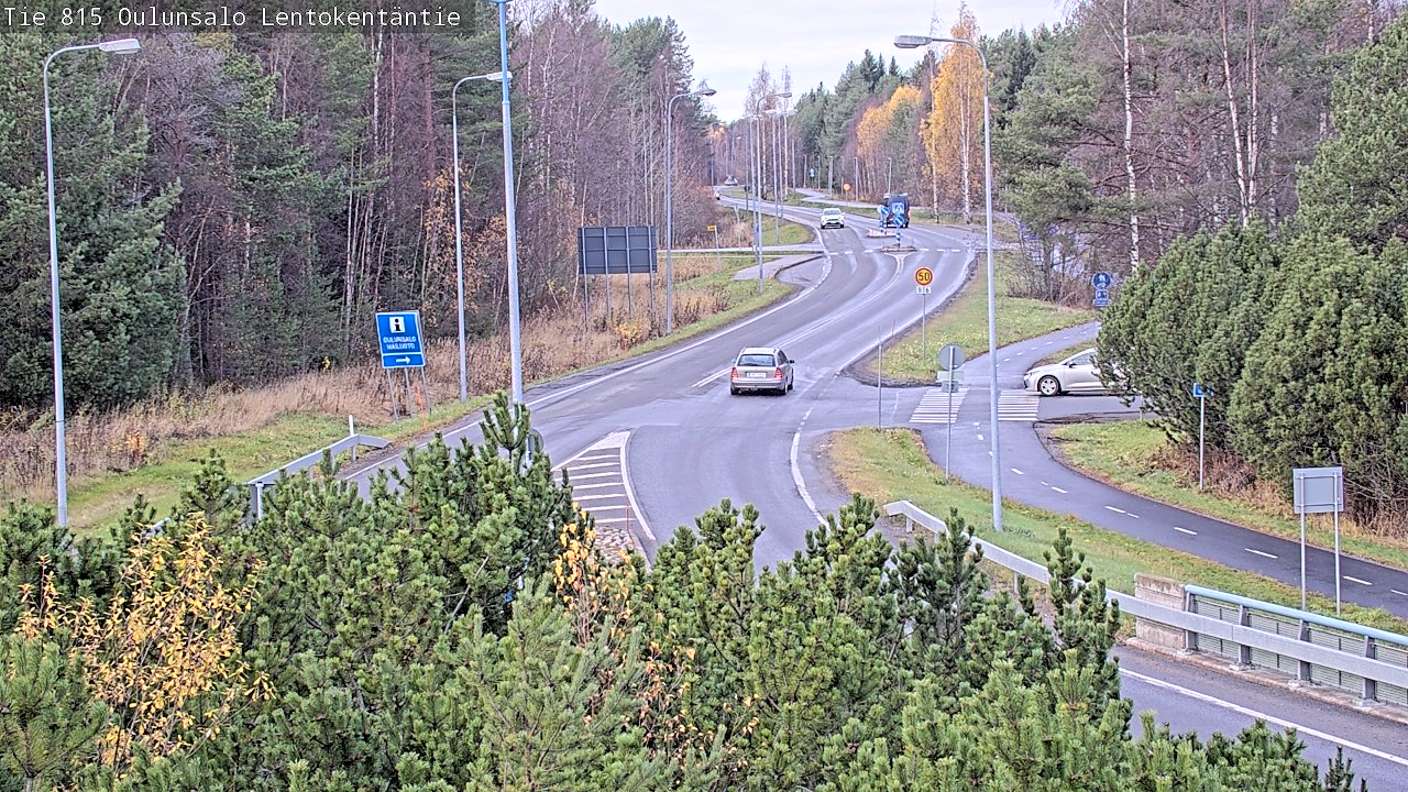 Kelikamerat Kuva Tie 816 Oulunsalo, Lentokentäntie, Oulu, Pohjois-Pohjanmaa