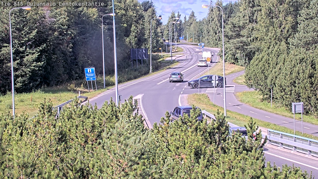 Kelikamerat Kuva Tie 816 Oulunsalo, Lentokentäntie, Oulu, Pohjois-Pohjanmaa