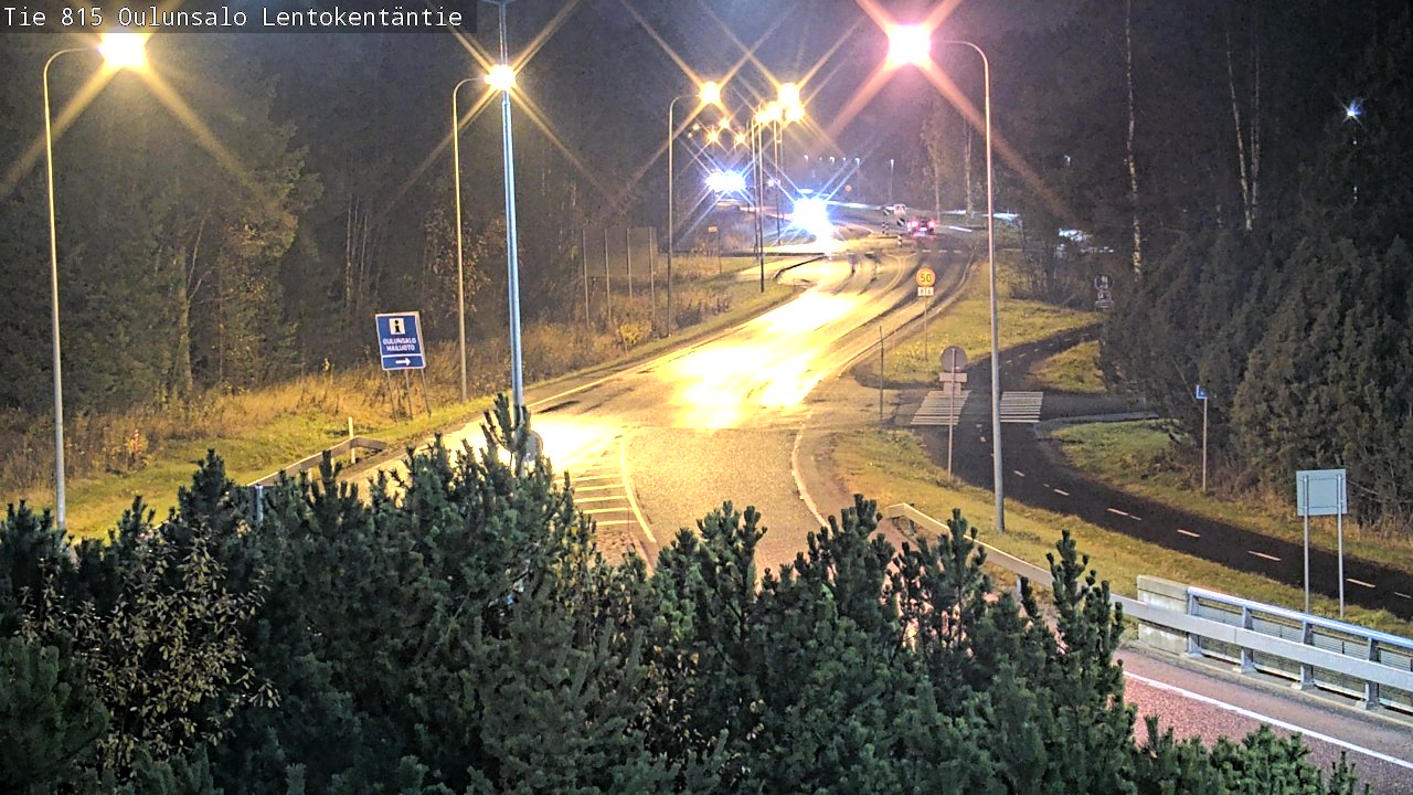 Kelikamerat Kuva Tie 816 Oulunsalo, Lentokentäntie, Oulu, Pohjois-Pohjanmaa