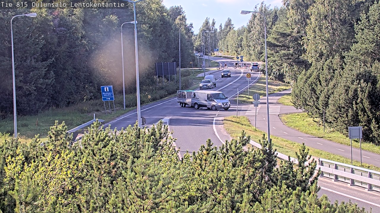 Kelikamerat Kuva Tie 816 Oulunsalo, Lentokentäntie, Oulu, Pohjois-Pohjanmaa