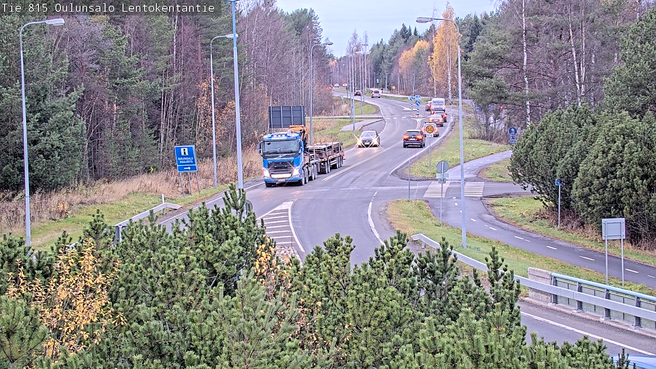 Kelikamerat Kuva Tie 816 Oulunsalo, Lentokentäntie, Oulu, Pohjois-Pohjanmaa