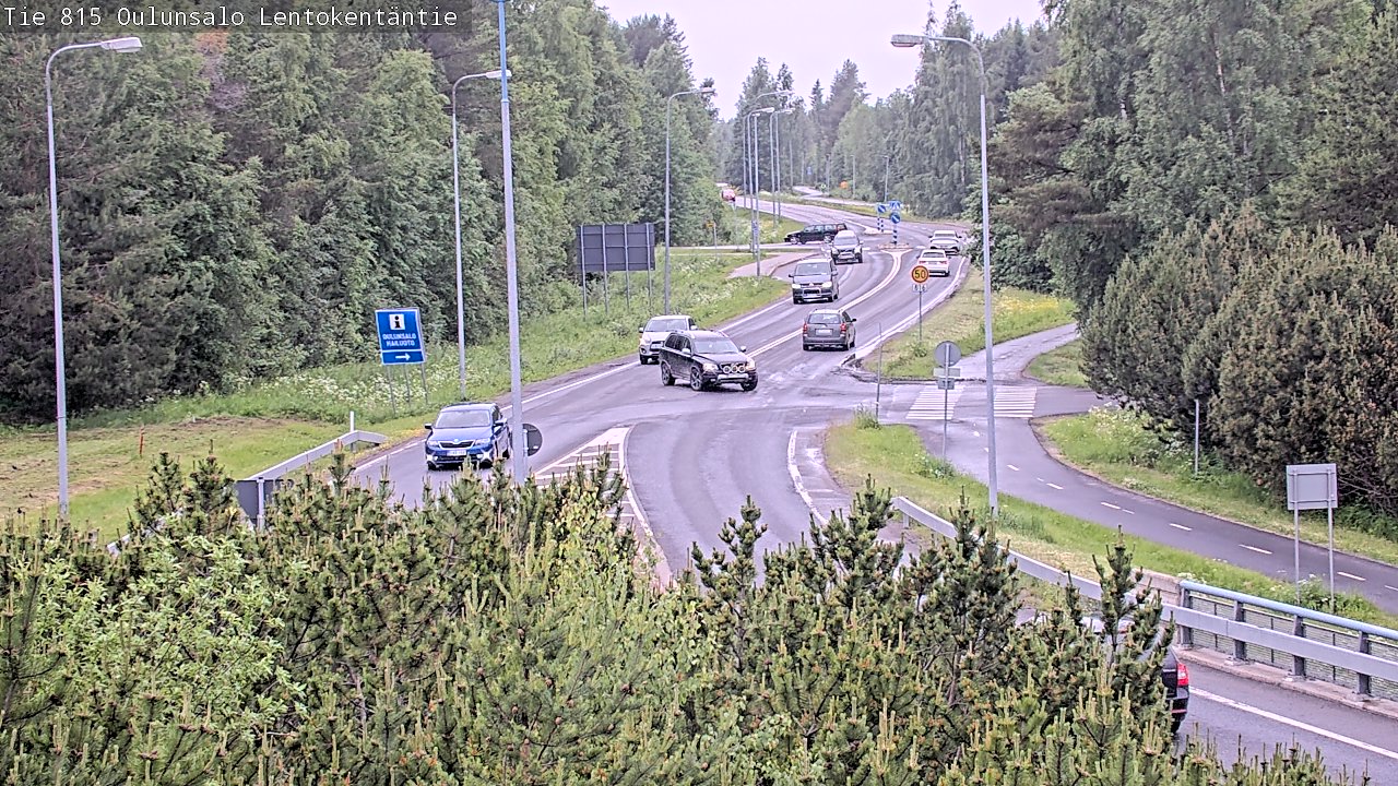 Kelikamerat Kuva Tie 816 Oulunsalo, Lentokentäntie, Oulu, Pohjois-Pohjanmaa