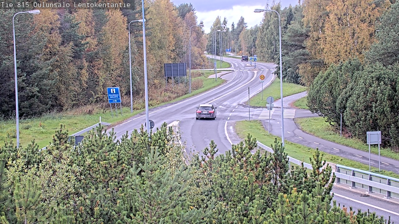 Kelikamerat Kuva Tie 816 Oulunsalo, Lentokentäntie, Oulu, Pohjois-Pohjanmaa