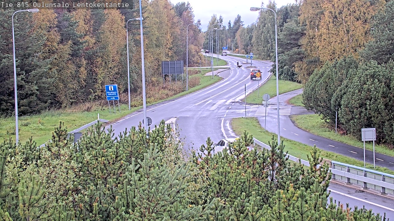 Kelikamerat Kuva Tie 816 Oulunsalo, Lentokentäntie, Oulu, Pohjois-Pohjanmaa