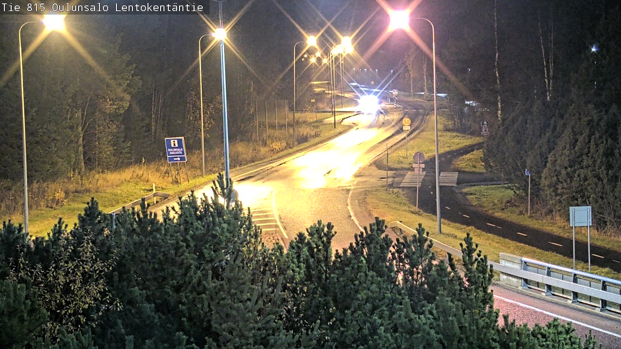 Kelikamerat Kuva Tie 816 Oulunsalo, Lentokentäntie, Oulu, Pohjois-Pohjanmaa