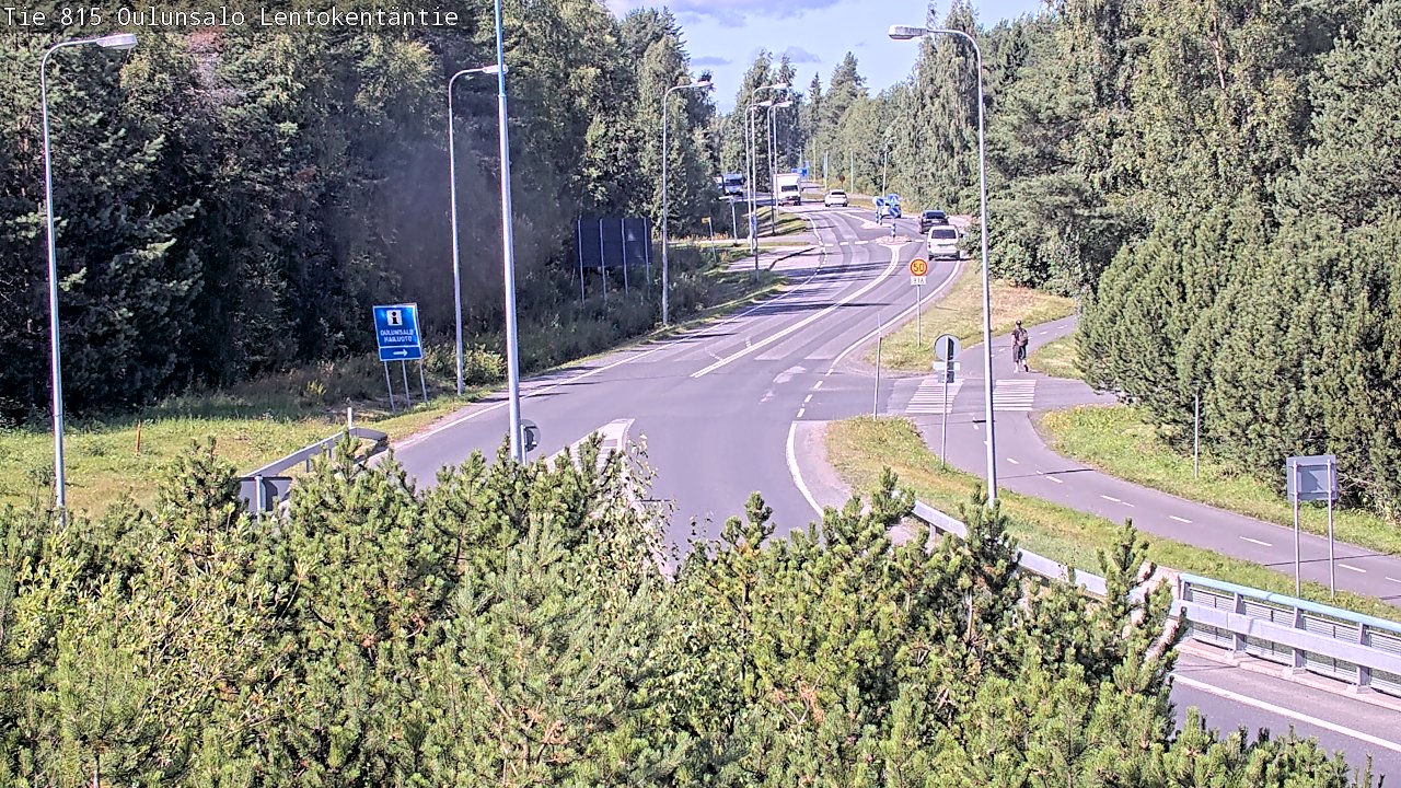 Kelikamerat Kuva Tie 816 Oulunsalo, Lentokentäntie, Oulu, Pohjois-Pohjanmaa