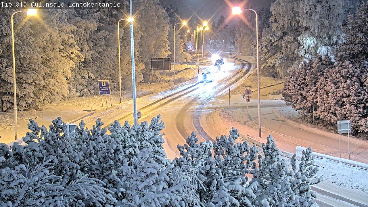 Kelikamerat Kuva Tie 816 Oulunsalo, Lentokentäntie, Oulu, Pohjois-Pohjanmaa