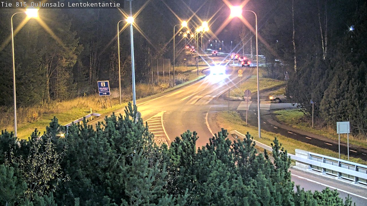 Kelikamerat Kuva Tie 816 Oulunsalo, Lentokentäntie, Oulu, Pohjois-Pohjanmaa