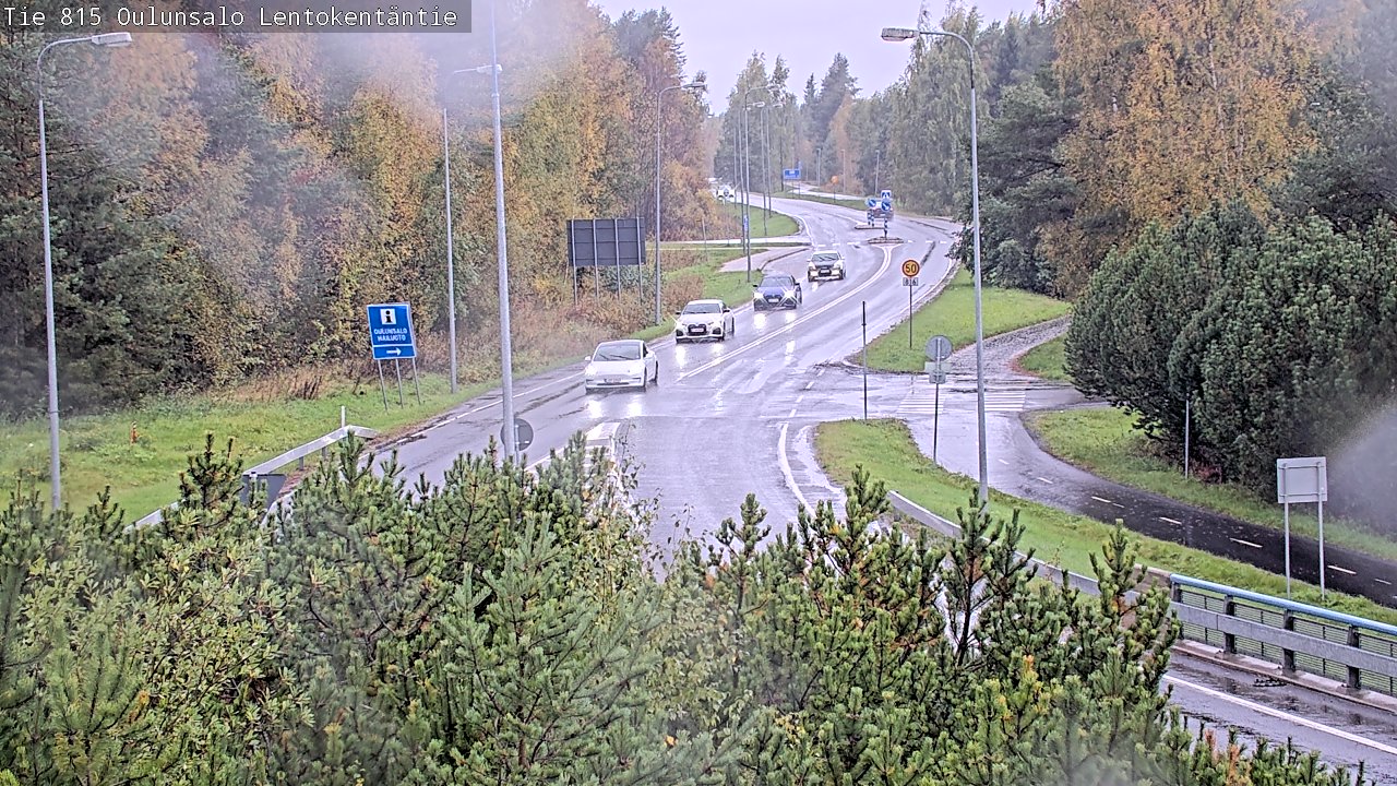 Weather Camera Image Road 816 Oulunsalo, Lentokentäntie, Oulu, Pohjois-Pohjanmaa