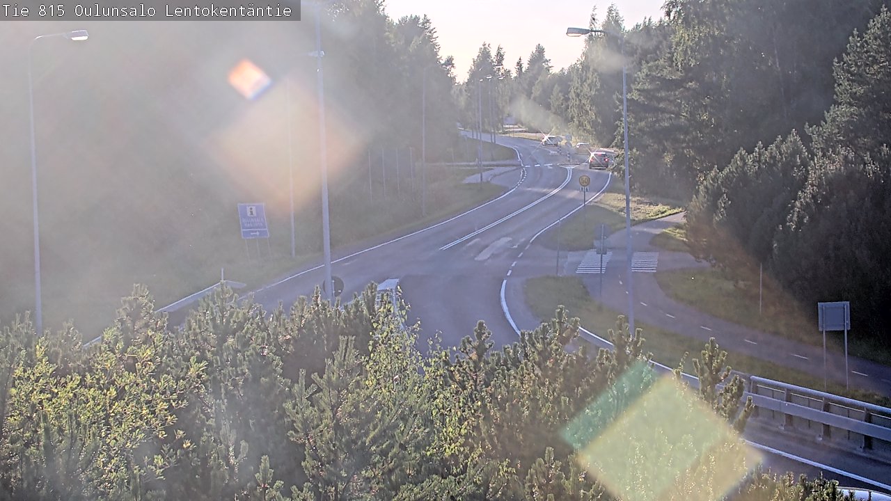 Kelikamerat Kuva Tie 816 Oulunsalo, Lentokentäntie, Oulu, Pohjois-Pohjanmaa