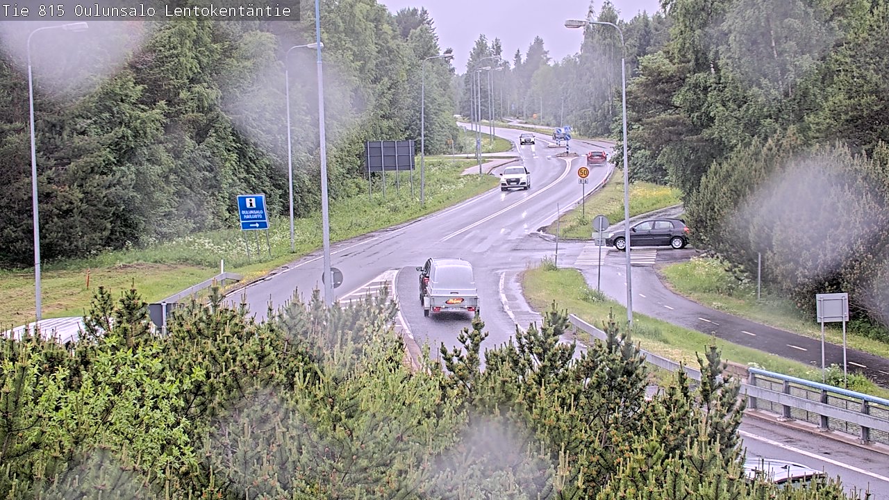 Kelikamerat Kuva Tie 816 Oulunsalo, Lentokentäntie, Oulu, Pohjois-Pohjanmaa