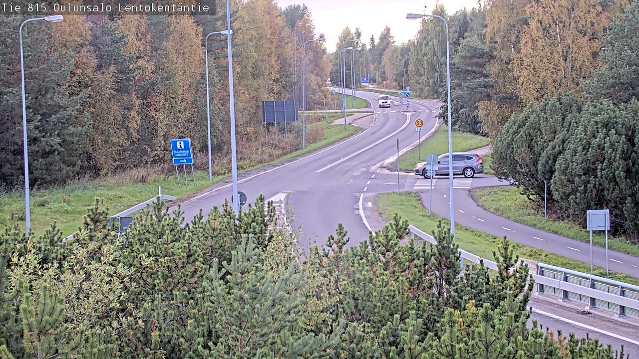 Kelikamerat Kuva Tie 816 Oulunsalo, Lentokentäntie, Oulu, Pohjois-Pohjanmaa