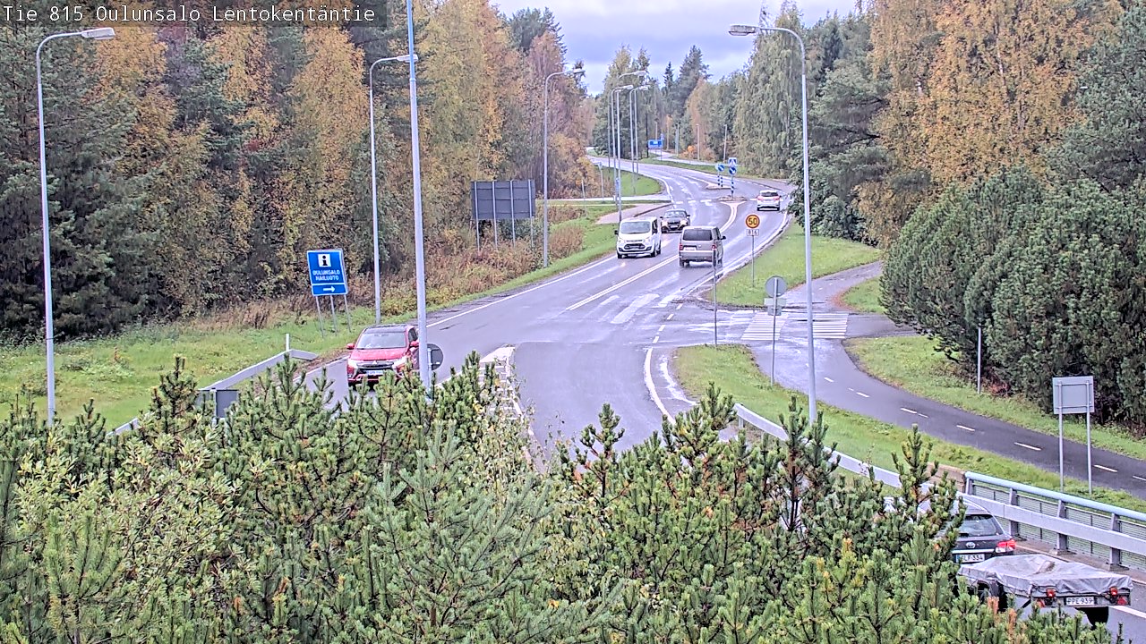 Kelikamerat Kuva Tie 816 Oulunsalo, Lentokentäntie, Oulu, Pohjois-Pohjanmaa