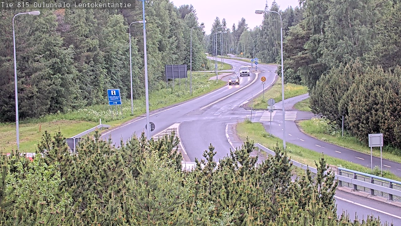 Kelikamerat Kuva Tie 816 Oulunsalo, Lentokentäntie, Oulu, Pohjois-Pohjanmaa