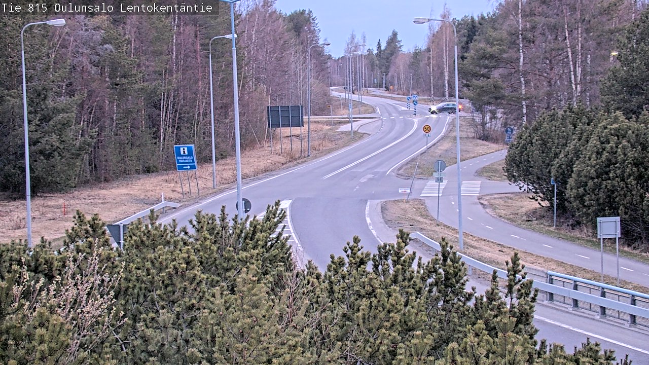 Weather Camera Image Road 816 Oulunsalo, Lentokentäntie, Oulu, Pohjois-Pohjanmaa