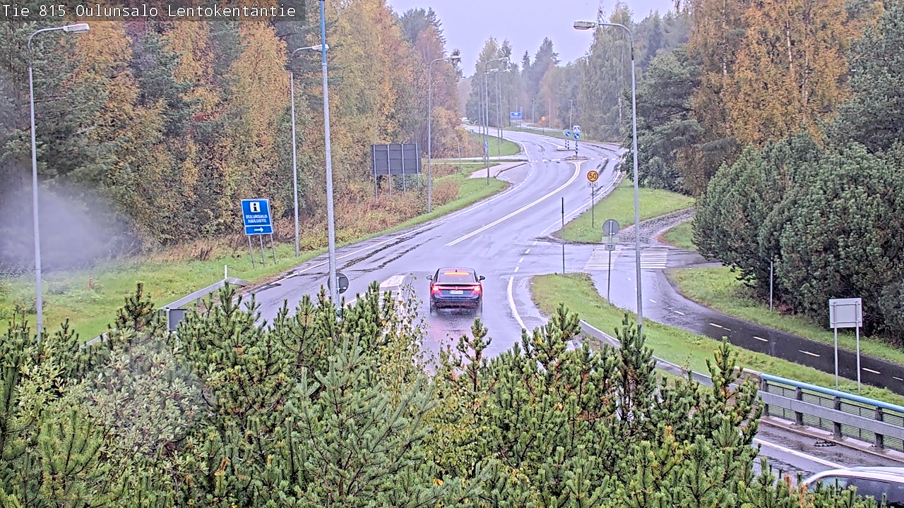 Kelikamerat Kuva Tie 816 Oulunsalo, Lentokentäntie, Oulu, Pohjois-Pohjanmaa