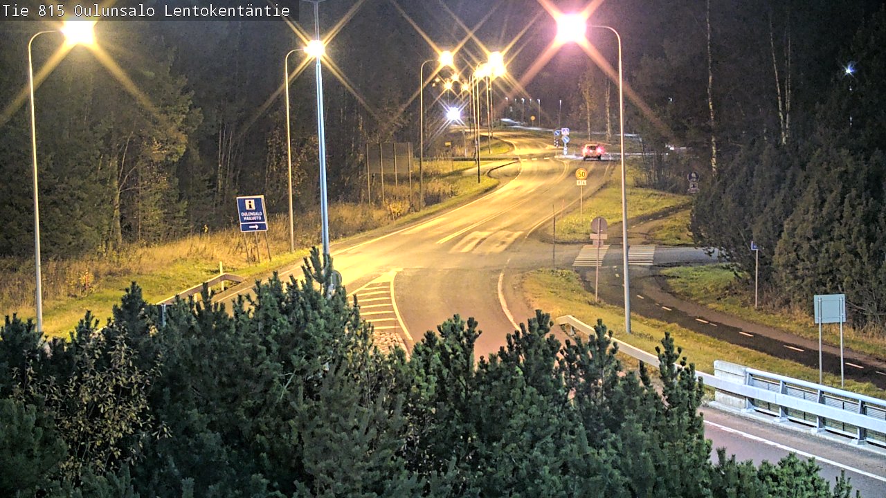 Kelikamerat Kuva Tie 816 Oulunsalo, Lentokentäntie, Oulu, Pohjois-Pohjanmaa