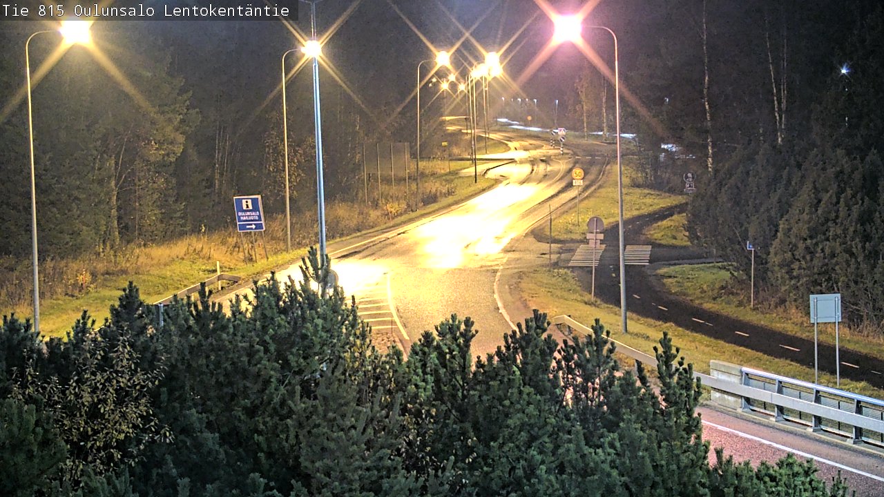 Kelikamerat Kuva Tie 816 Oulunsalo, Lentokentäntie, Oulu, Pohjois-Pohjanmaa