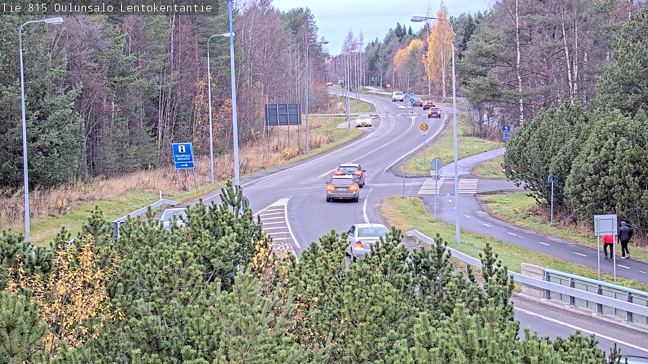 Kelikamerat Kuva Tie 816 Oulunsalo, Lentokentäntie, Oulu, Pohjois-Pohjanmaa