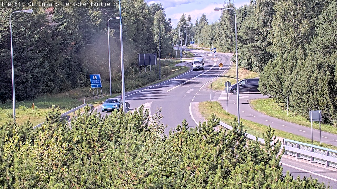 Kelikamerat Kuva Tie 816 Oulunsalo, Lentokentäntie, Oulu, Pohjois-Pohjanmaa