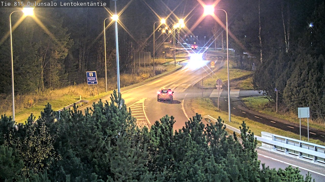 Kelikamerat Kuva Tie 816 Oulunsalo, Lentokentäntie, Oulu, Pohjois-Pohjanmaa