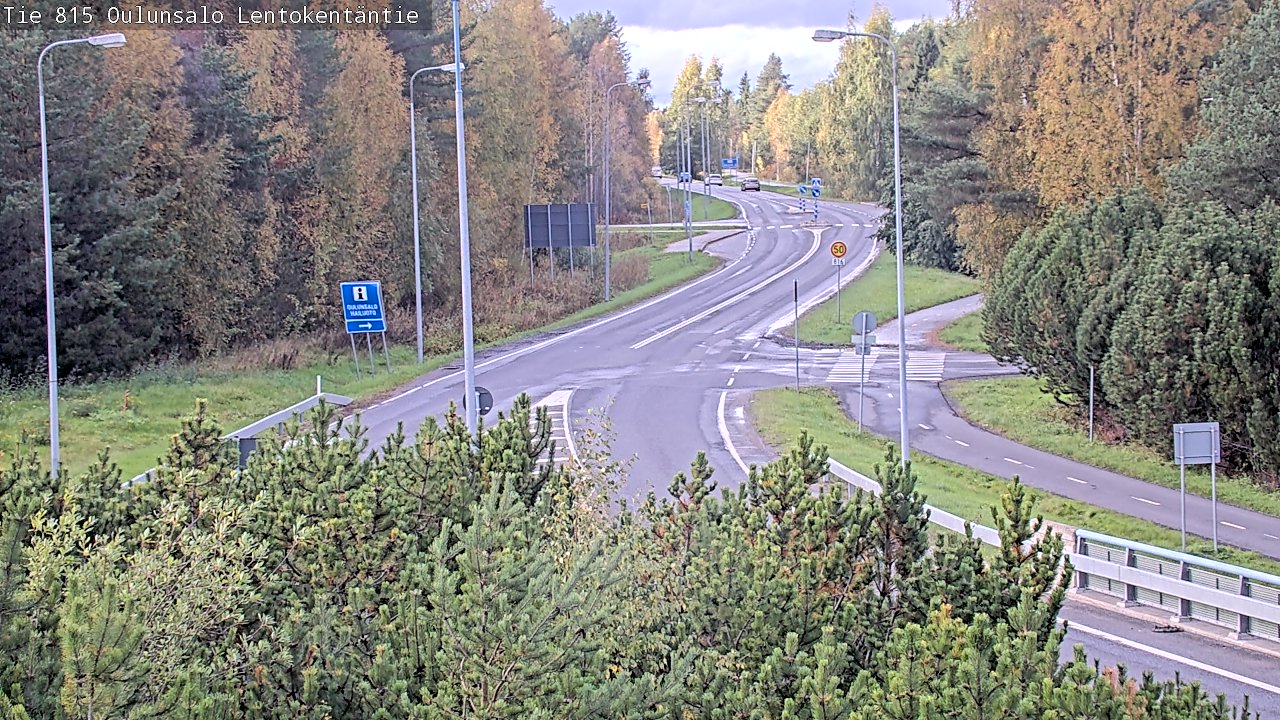 Kelikamerat Kuva Tie 816 Oulunsalo, Lentokentäntie, Oulu, Pohjois-Pohjanmaa