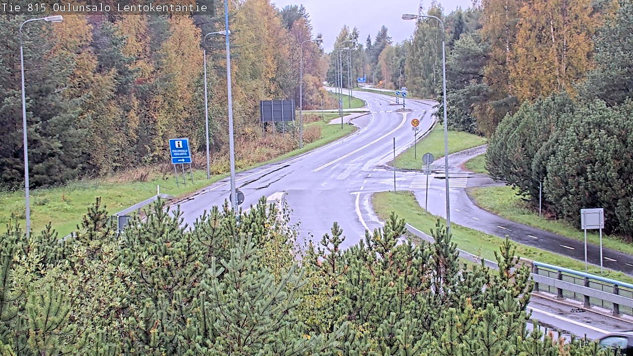 Kelikamerat Kuva Tie 816 Oulunsalo, Lentokentäntie, Oulu, Pohjois-Pohjanmaa