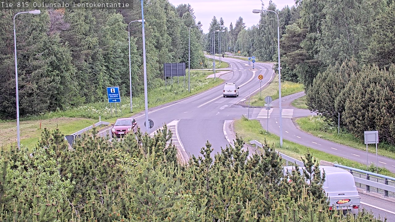 Kelikamerat Kuva Tie 816 Oulunsalo, Lentokentäntie, Oulu, Pohjois-Pohjanmaa