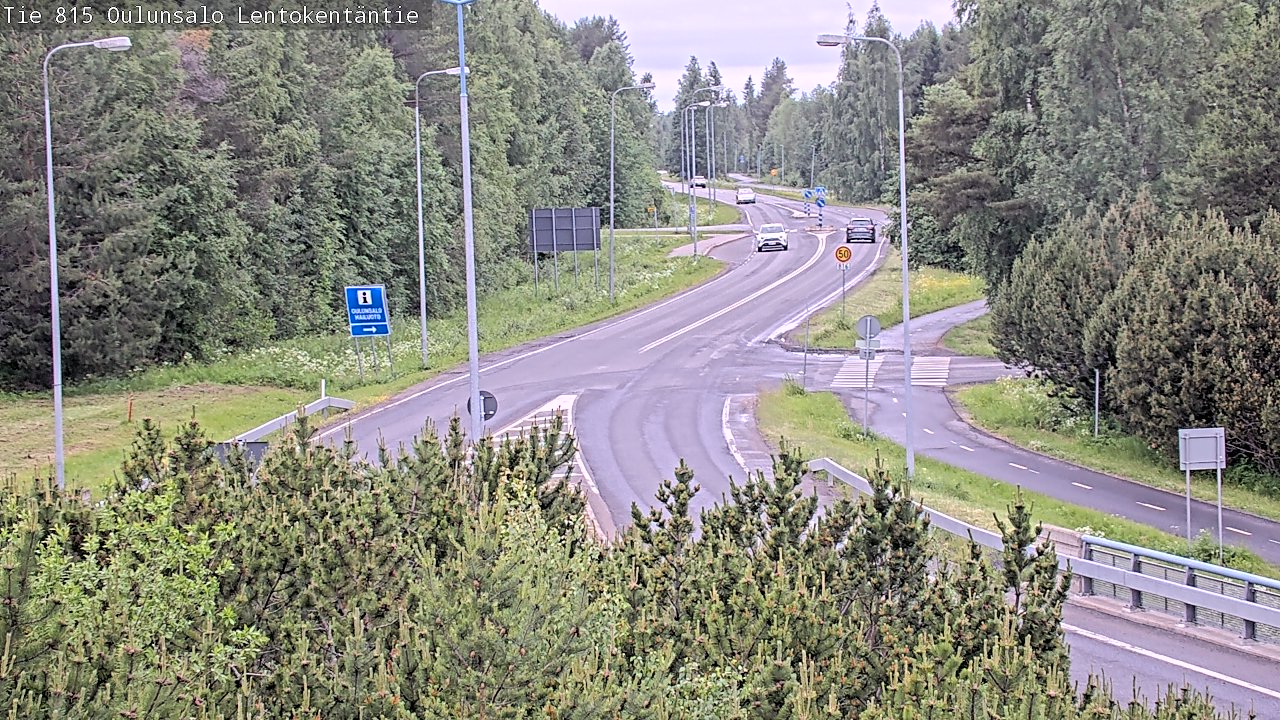 Kelikamerat Kuva Tie 816 Oulunsalo, Lentokentäntie, Oulu, Pohjois-Pohjanmaa