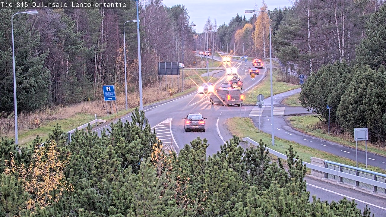 Kelikamerat Kuva Tie 816 Oulunsalo, Lentokentäntie, Oulu, Pohjois-Pohjanmaa