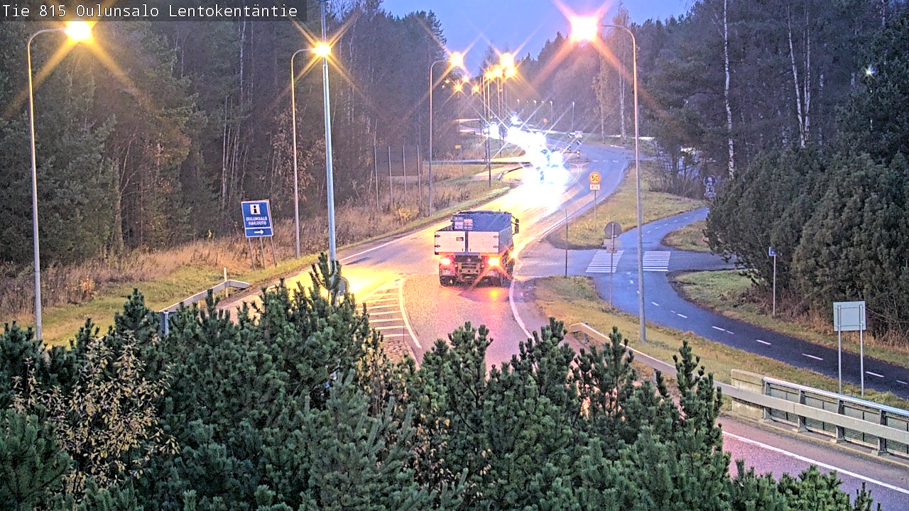 Kelikamerat Kuva Tie 816 Oulunsalo, Lentokentäntie, Oulu, Pohjois-Pohjanmaa