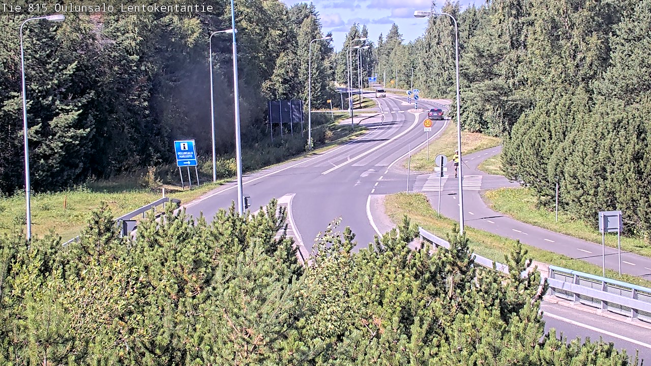 Kelikamerat Kuva Tie 816 Oulunsalo, Lentokentäntie, Oulu, Pohjois-Pohjanmaa