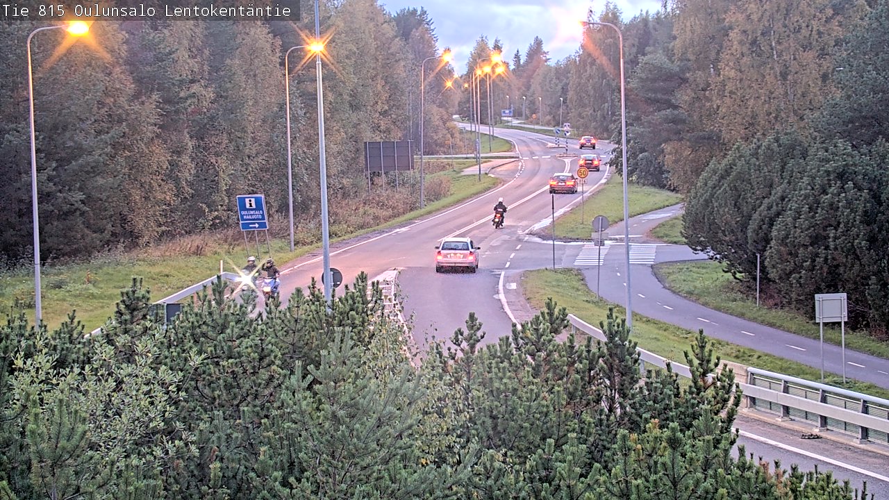 Kelikamerat Kuva Tie 816 Oulunsalo, Lentokentäntie, Oulu, Pohjois-Pohjanmaa