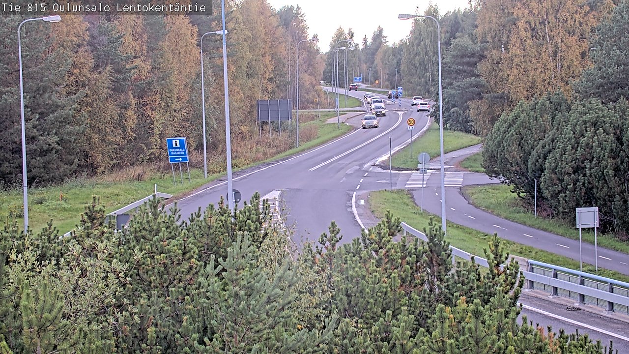 Kelikamerat Kuva Tie 816 Oulunsalo, Lentokentäntie, Oulu, Pohjois-Pohjanmaa