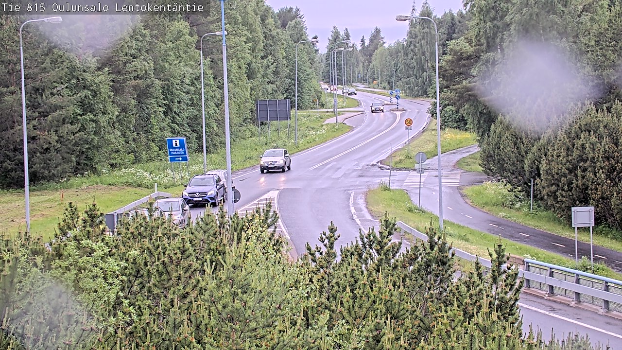 Weather Camera Image Road 816 Oulunsalo, Lentokentäntie, Oulu, Pohjois-Pohjanmaa