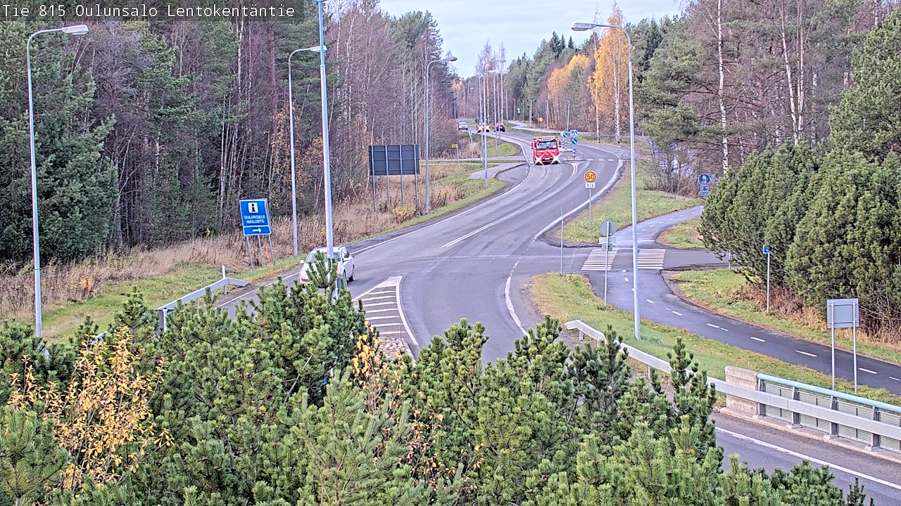 Kelikamerat Kuva Tie 816 Oulunsalo, Lentokentäntie, Oulu, Pohjois-Pohjanmaa