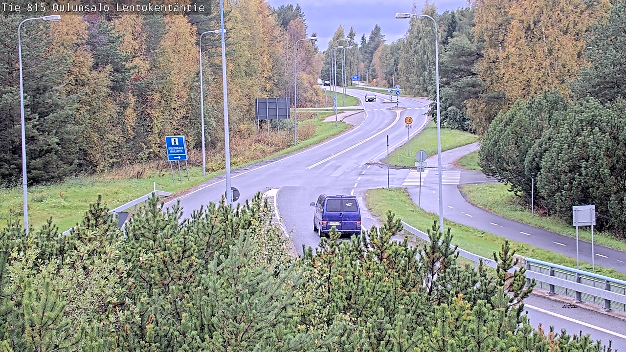 Kelikamerat Kuva Tie 816 Oulunsalo, Lentokentäntie, Oulu, Pohjois-Pohjanmaa