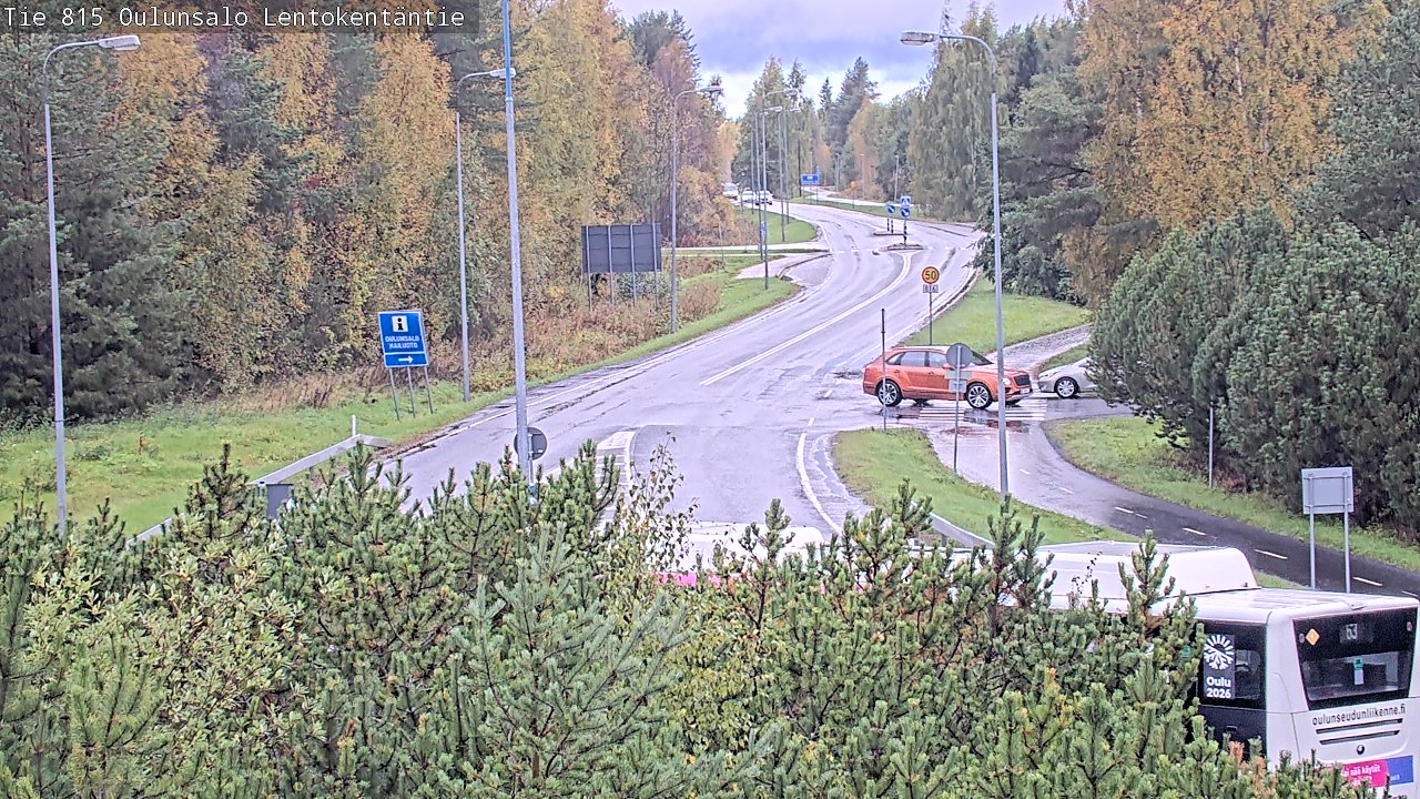 Kelikamerat Kuva Tie 816 Oulunsalo, Lentokentäntie, Oulu, Pohjois-Pohjanmaa